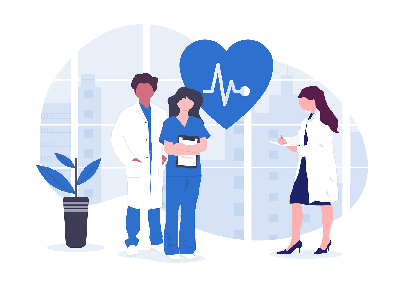 Équipe médicale en nutrition